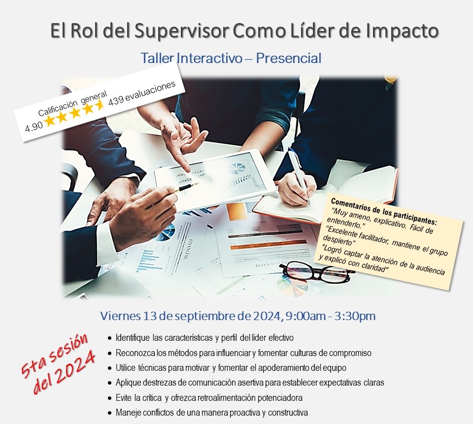 El Rol del Supervisor Como Líder de Impacto - Sep 2024 - San Juan
